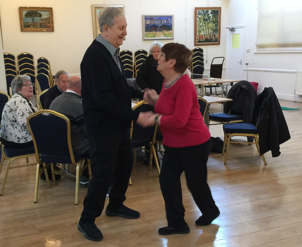 Pam and John enjoyed doing the Jive