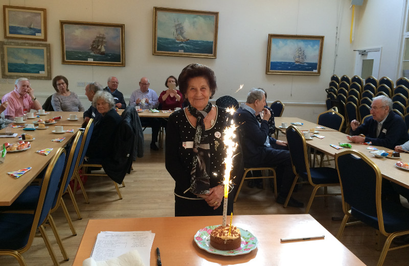 Chrystalla celebrated her 89th birthday at Dementia Club UK