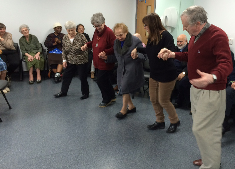 The Zorba Dance at Dementia Club UK