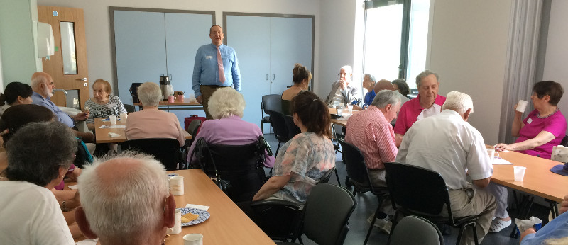 David Steene a solicitor gives the members of Dementia Club UK a legal briefing