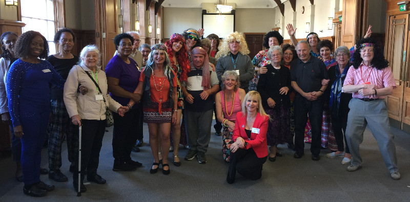 Members of Dementia Club UK with the Zimmerettes