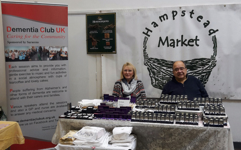 Elaine and Louis at Hampstead Market