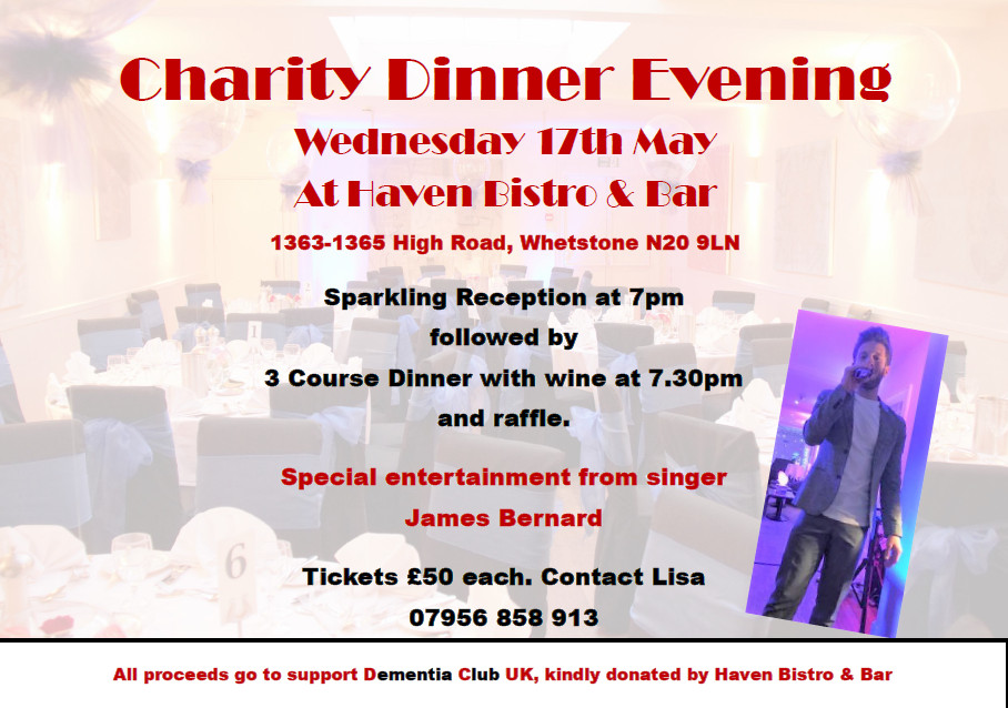 Haven Event for Dementia Club UK on 17th May 2017