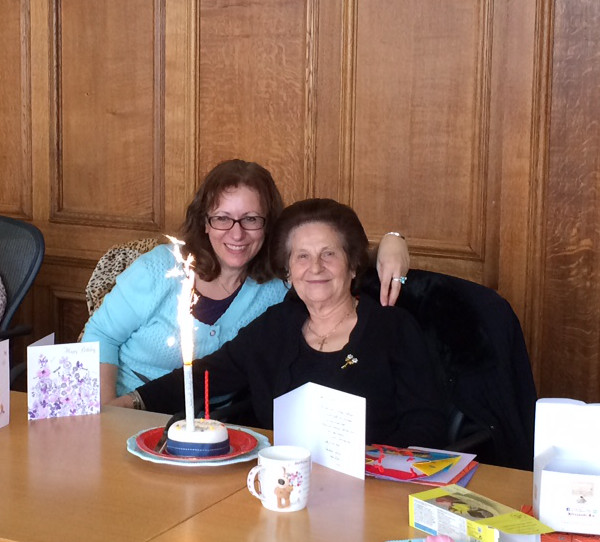We also celebrated Chrystalla's 88th birthday. Her daughter Helen brought lots of cakes and biscuits