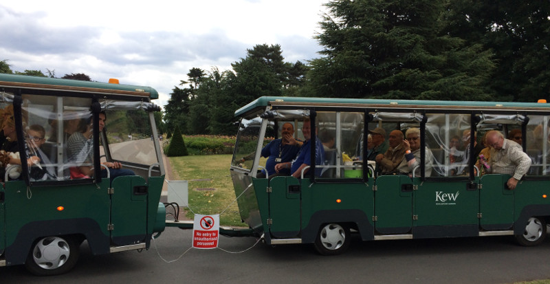 Dementia Club UK members on the Kew Explorer