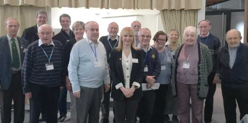 Lisa and the Rotary Club of Barnet and other volunteers