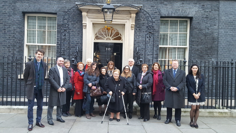 Some members of Dementia Club UK had an opportunity to visit Number 10 Downing Street