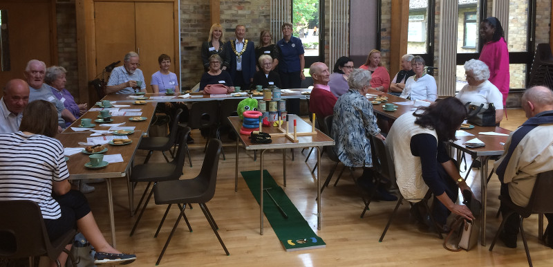 New table layout with games in the centre