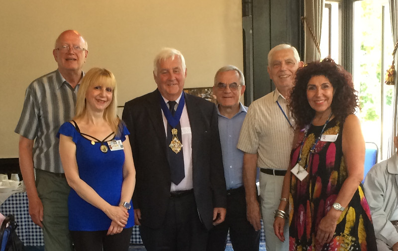 Peter Allcard the Master of the Guild of Freemen of the City of London and Rotary Club of Golders Green