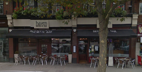Haven Bistro & Bar in Whetstone sponsored Dinner for Dementia Club UK