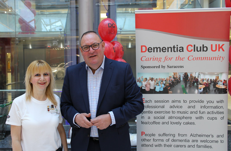 Our thanks to Tom Nathan General Manager of Brent Cross Shopping Centre for allowing us to host Dementia Awareness Day