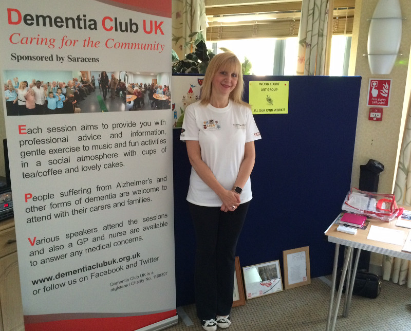 Dementia Club UK was invited to setup a stall to provide information about dementia